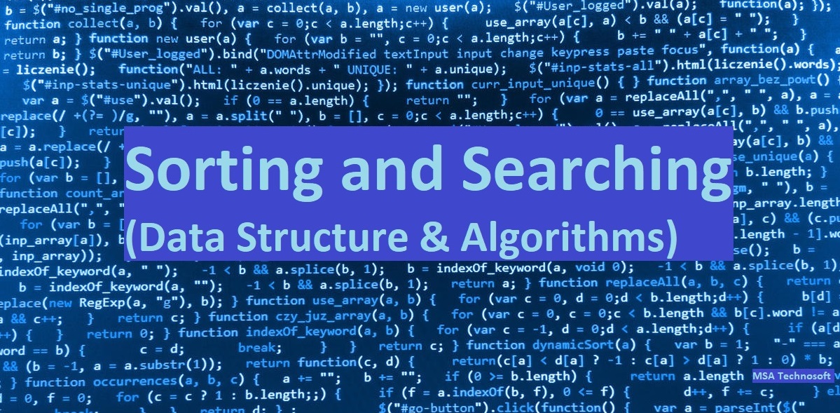 Algorithms for Searching, Sorting, and Indexing cou_390