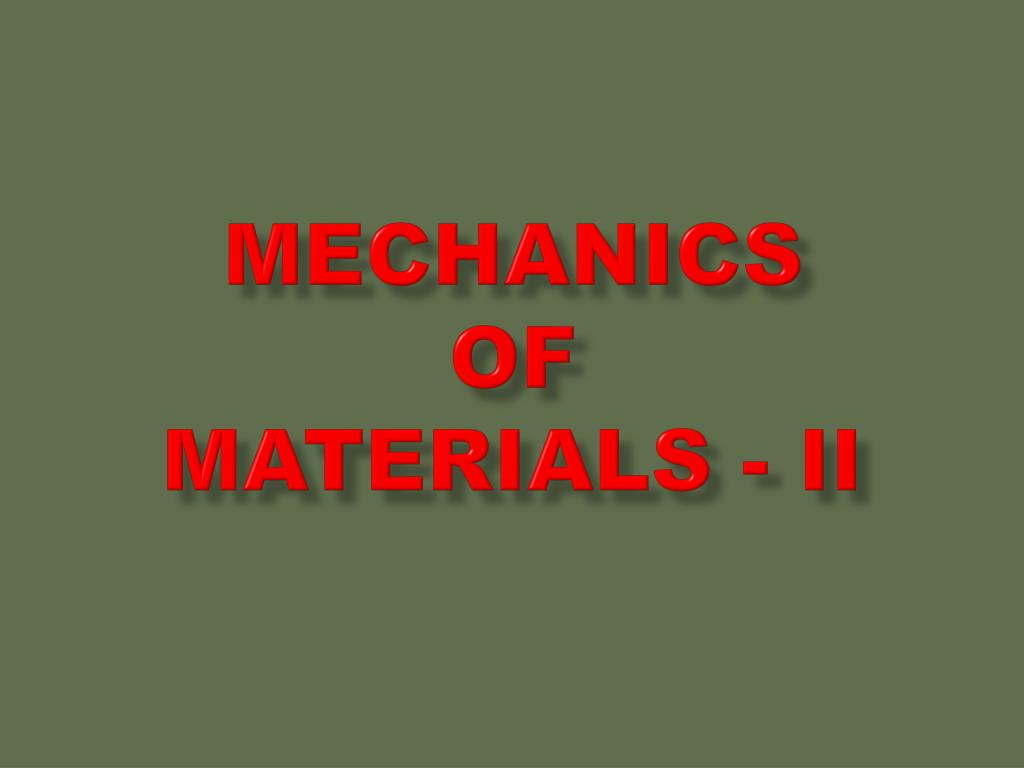 Mechanics of Materials II: Thin-Walled Pressure Vessels and Torsion cou_59